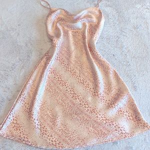 Beautiful Silk Slip Mini Dress